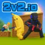 2v2.io is a unique survival shooter where two players team up, combine instant building and fast-paced gunplay to eliminate opponents, and survive until the end.