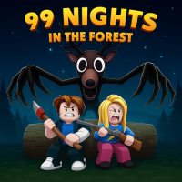 In 99 Nights in the Forest game, players will be lost in a mysterious wild world where darkness and fear become the biggest enemies. This is a survival horror game, challenging you to survive 99 cold nights