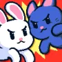 Animal Arena is a fun multiplayer fighting game where 4 players can join colorful arenas and control animals to compete.