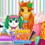 Funny Pet Haircut is an extremely cute pet salon game where you have full creative control to turn messy fur into fashion works. From bathing and drying to dyeing, creating patterns, and matching accessories, every step brings interesting surprises.